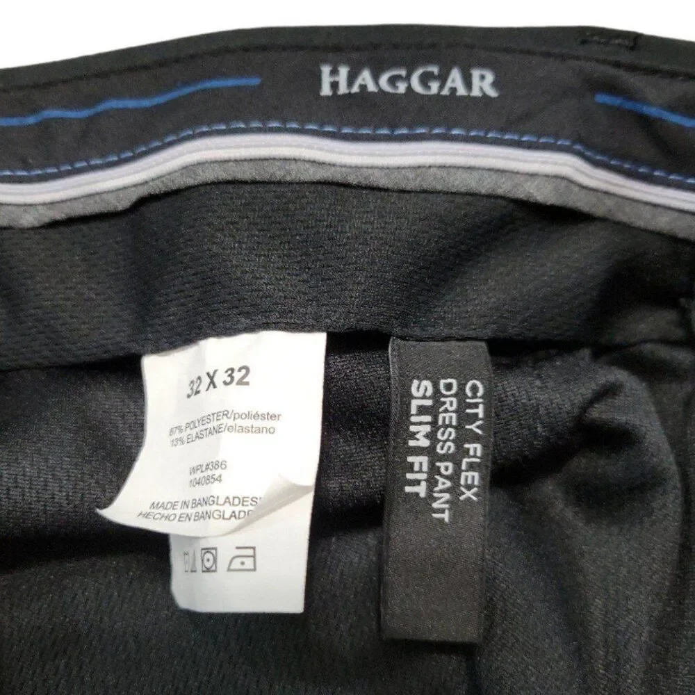 Haggar Pants Size 32 W32xL31.5 Haggar City Flex Slim Fit The Active Series Pants